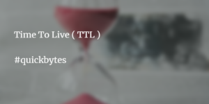 Read more about the article Time To Live (TTL)